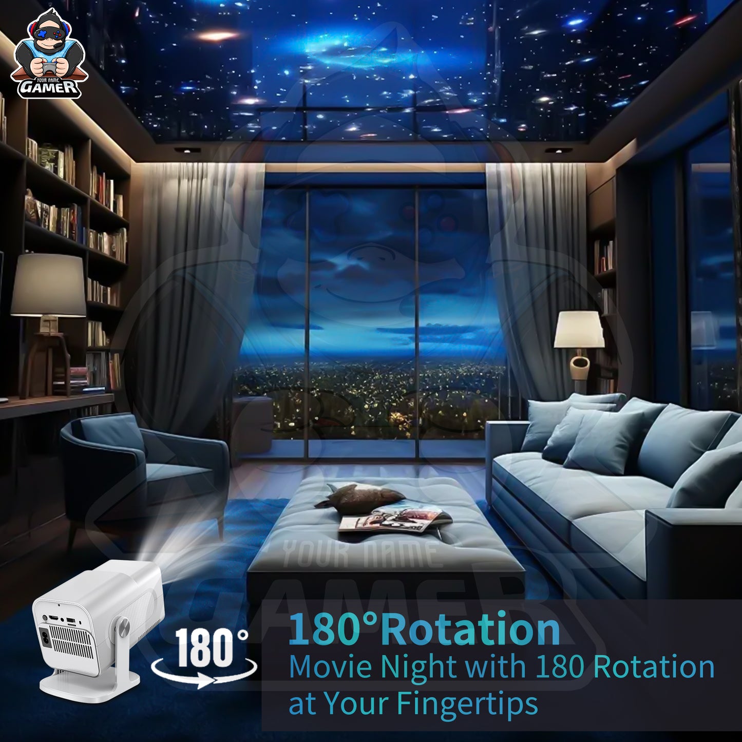 Ultra Smart Gaming Projector™