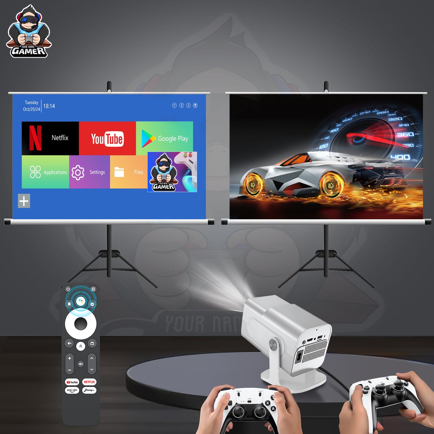 Ultra Smart Gaming Projector™